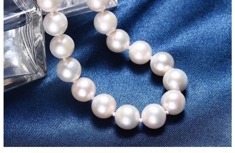 100% Natural Near Round Pearl Bracelet