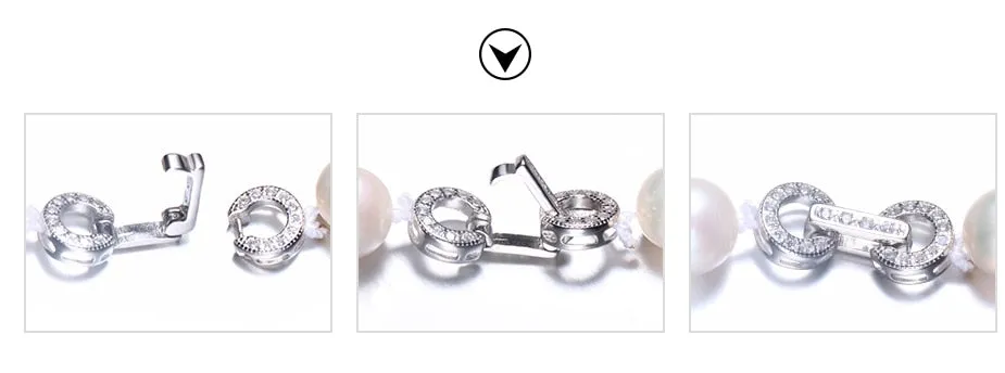 100% Natural Near Round Pearl Bracelet