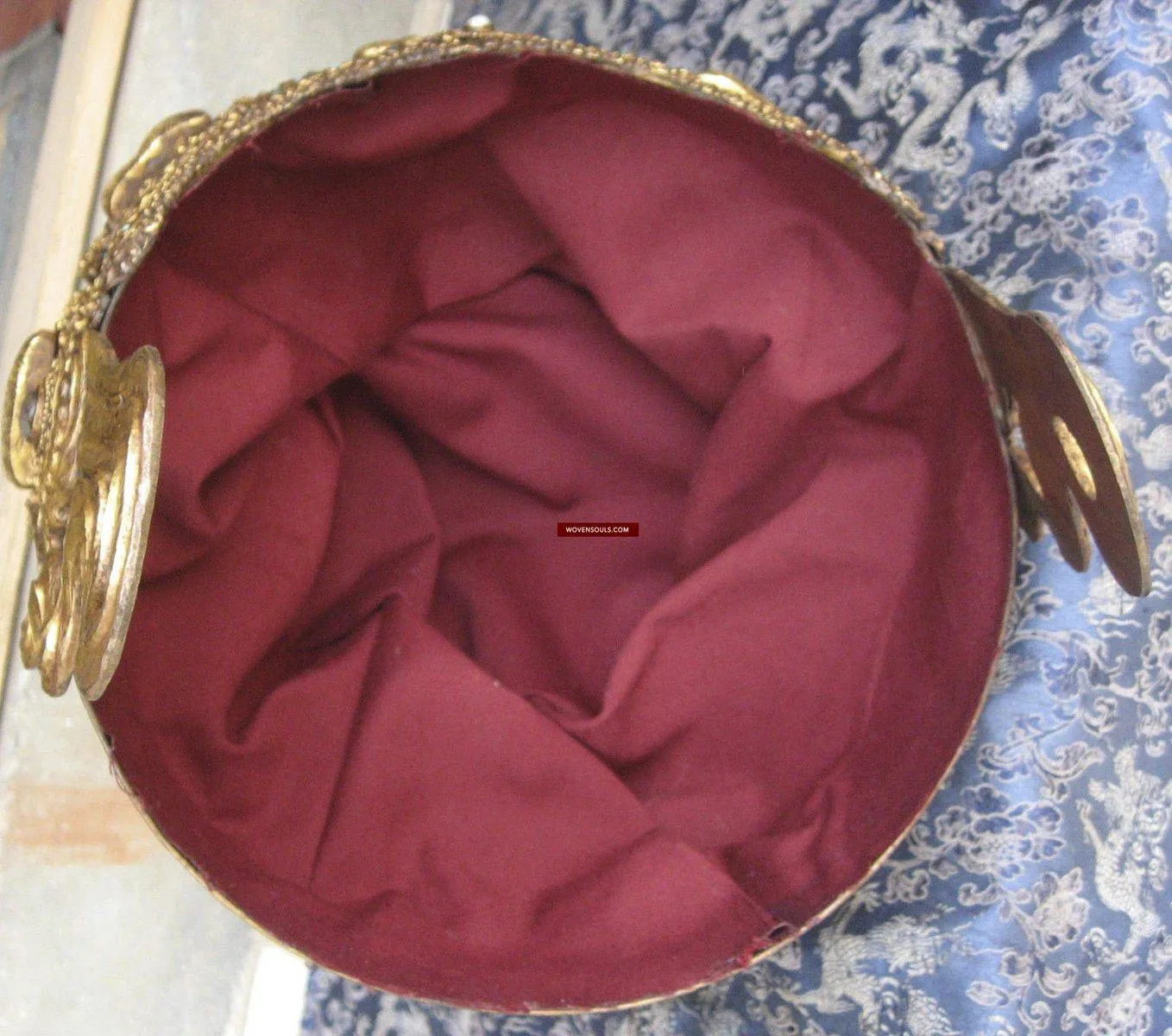 985 SOLD Antique Buddhist Tantric Priest Ceremonial Diadem Crown