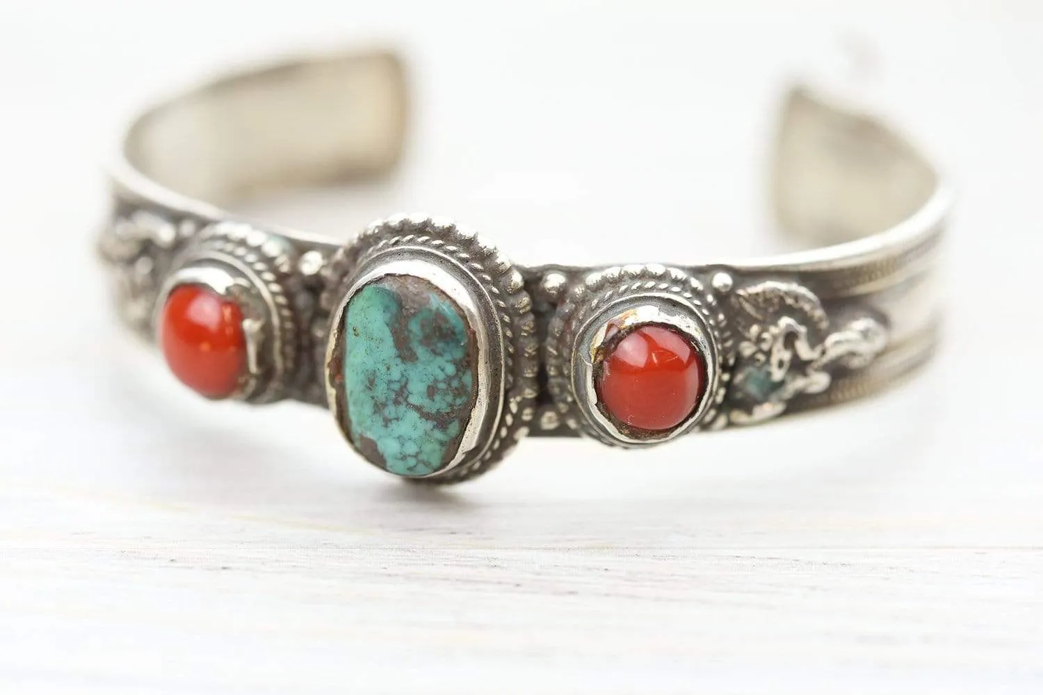 Antique Turquoise Positivity Bracelet
