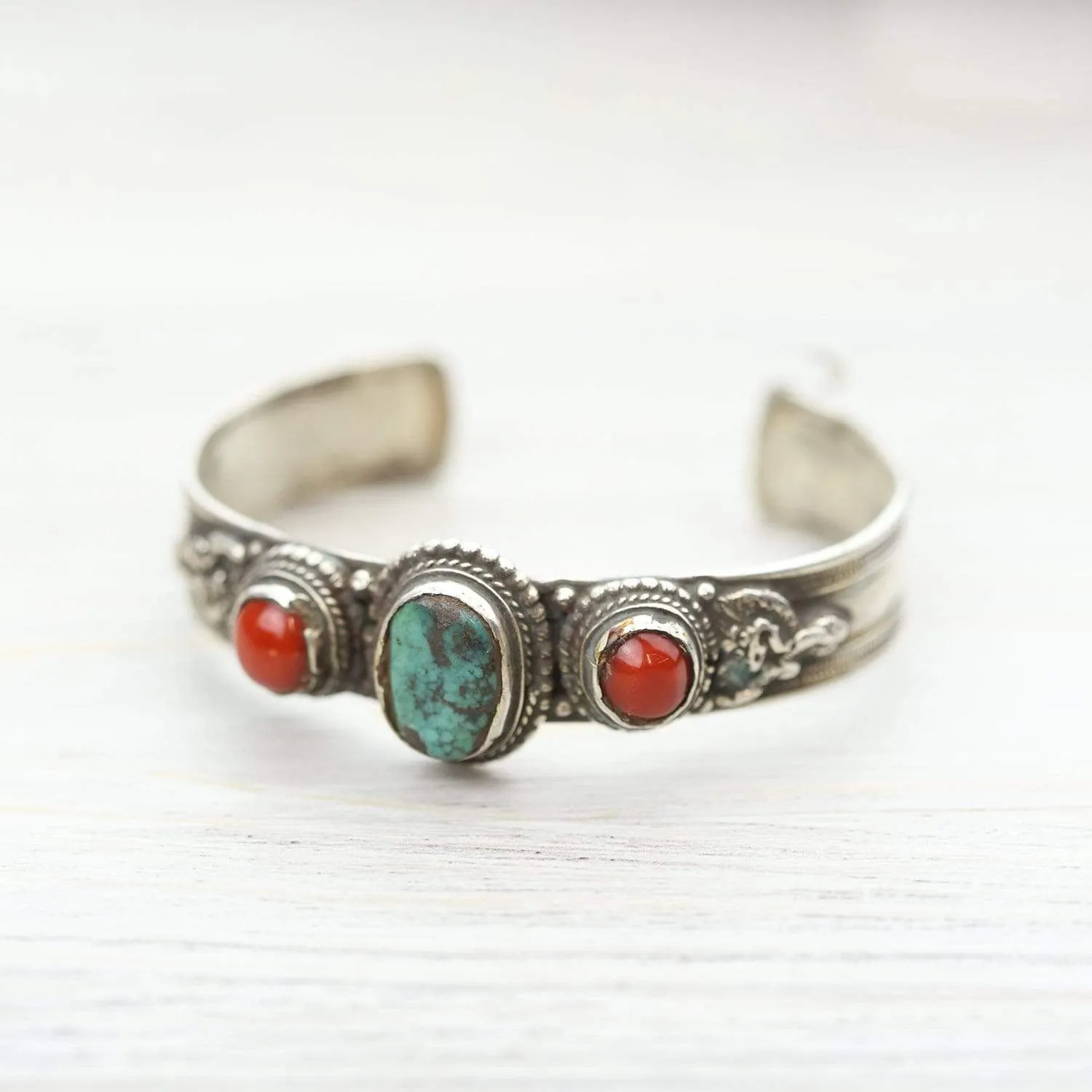 Antique Turquoise Positivity Bracelet