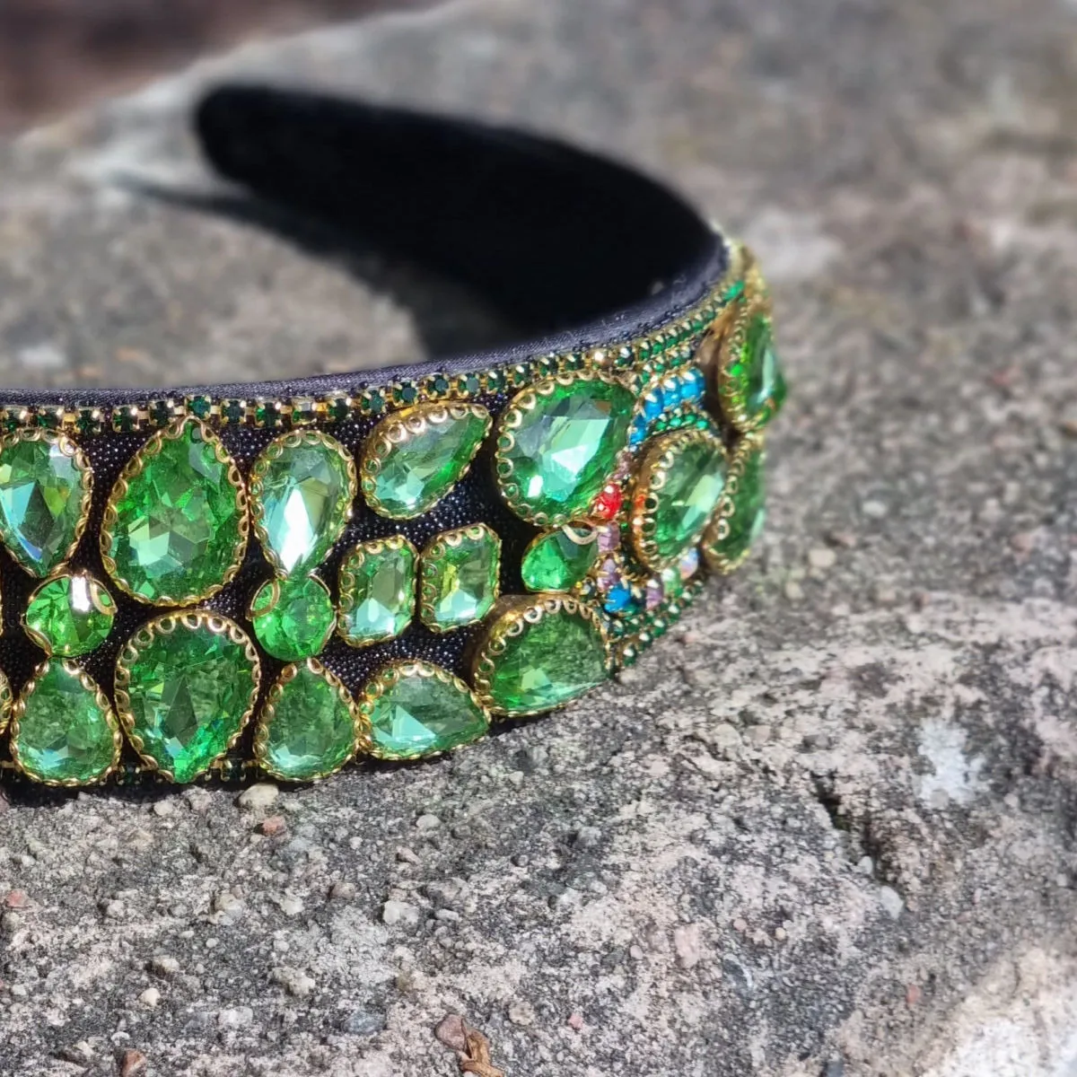 Diadem Boho Chic Green