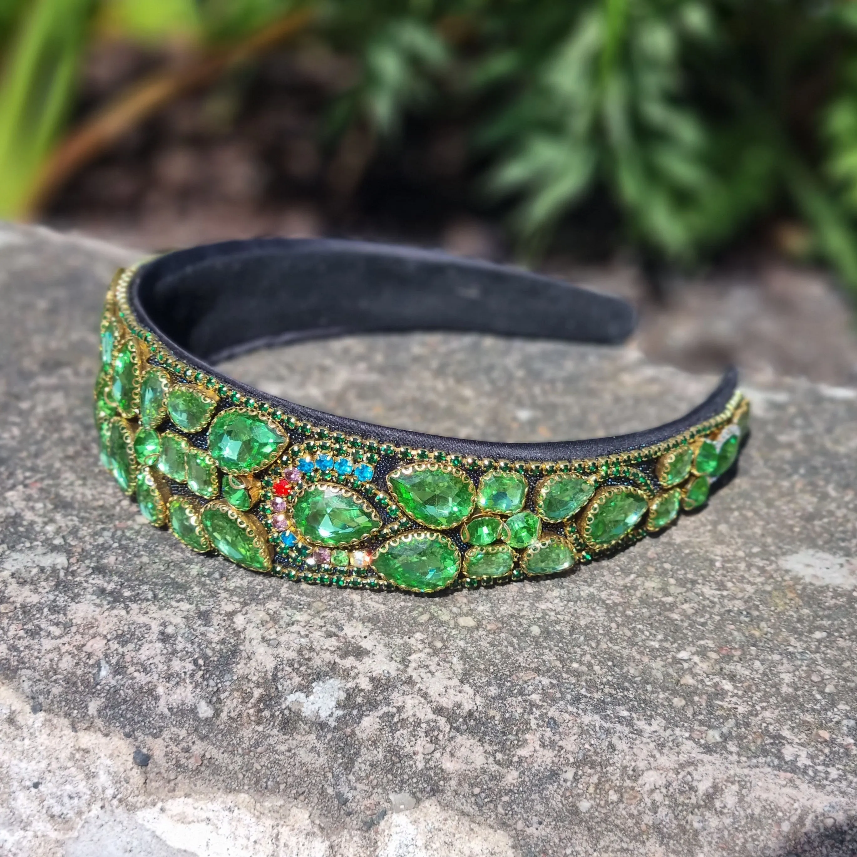 Diadem Boho Chic Green