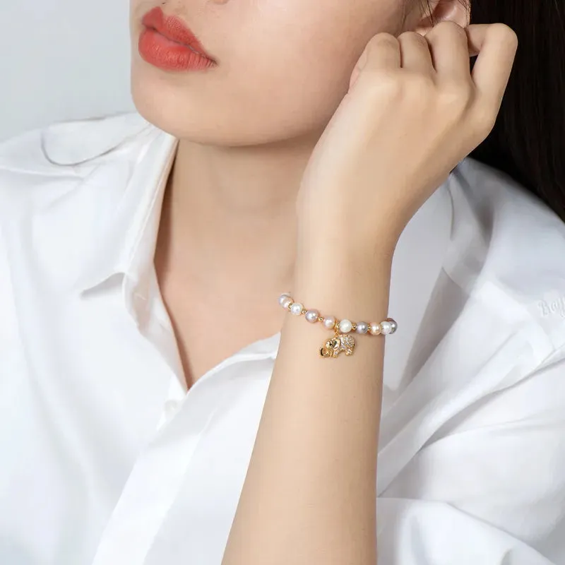Elegance Unfolded: 14K Pearl Gleams