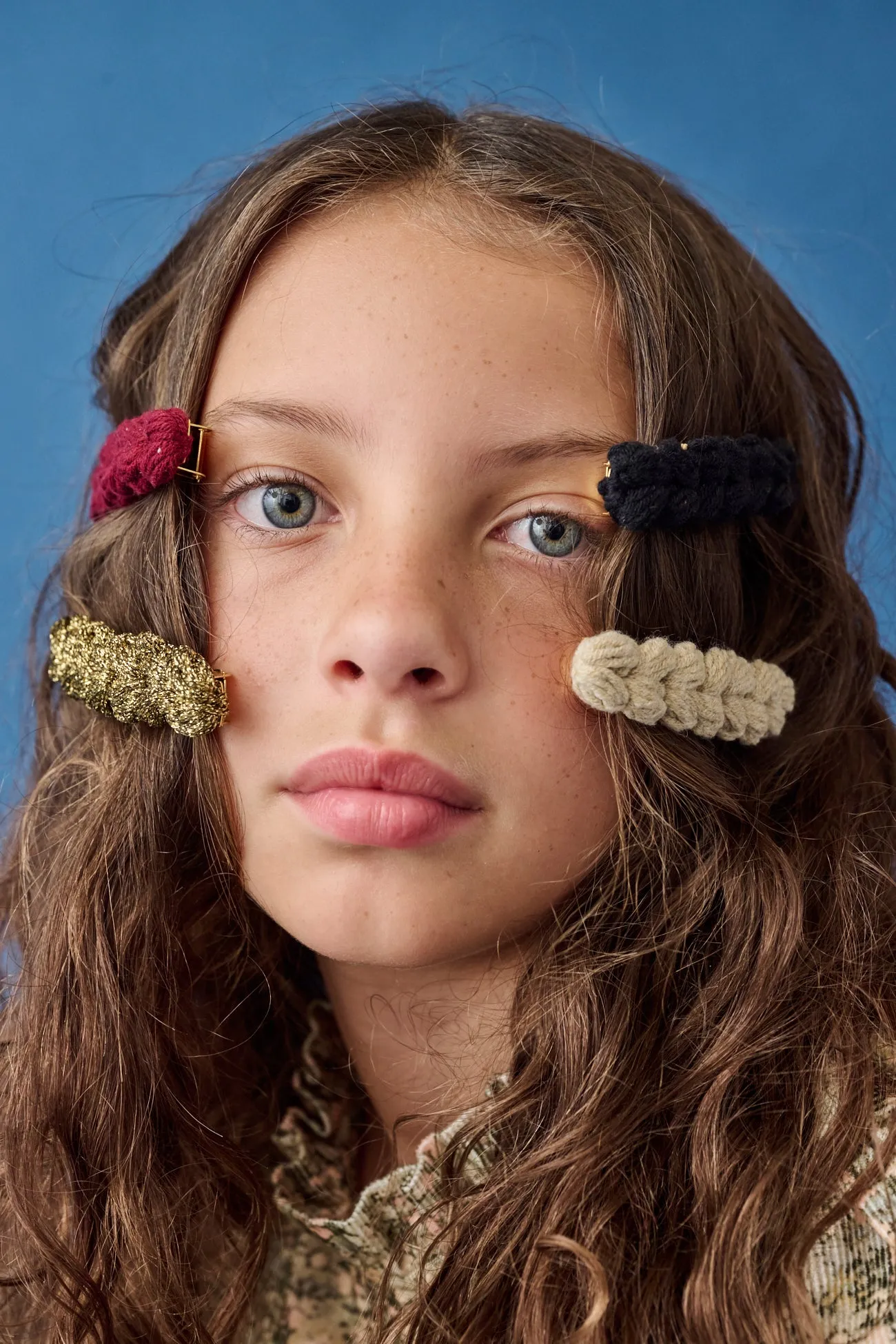 FLORET KNIT BARRETTE