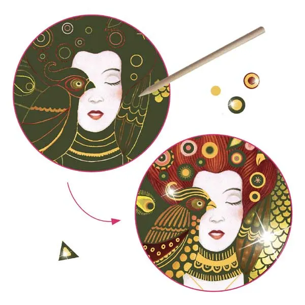 Golden Goddesses - Inspired By Klimt - by Djeco