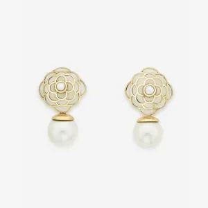 Infinite Petals  Resin Libra Earring
