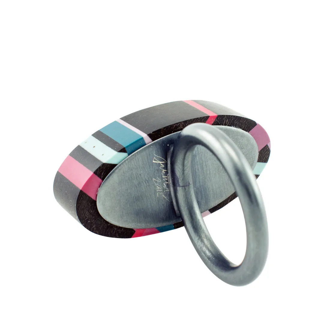 Jewel Tones Wood Ring