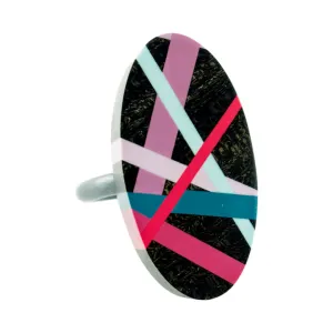 Jewel Tones Wood Ring