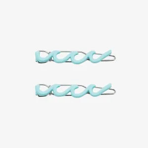 Pura Vida Enamel Wave Hair Barrettes (Set of 2)