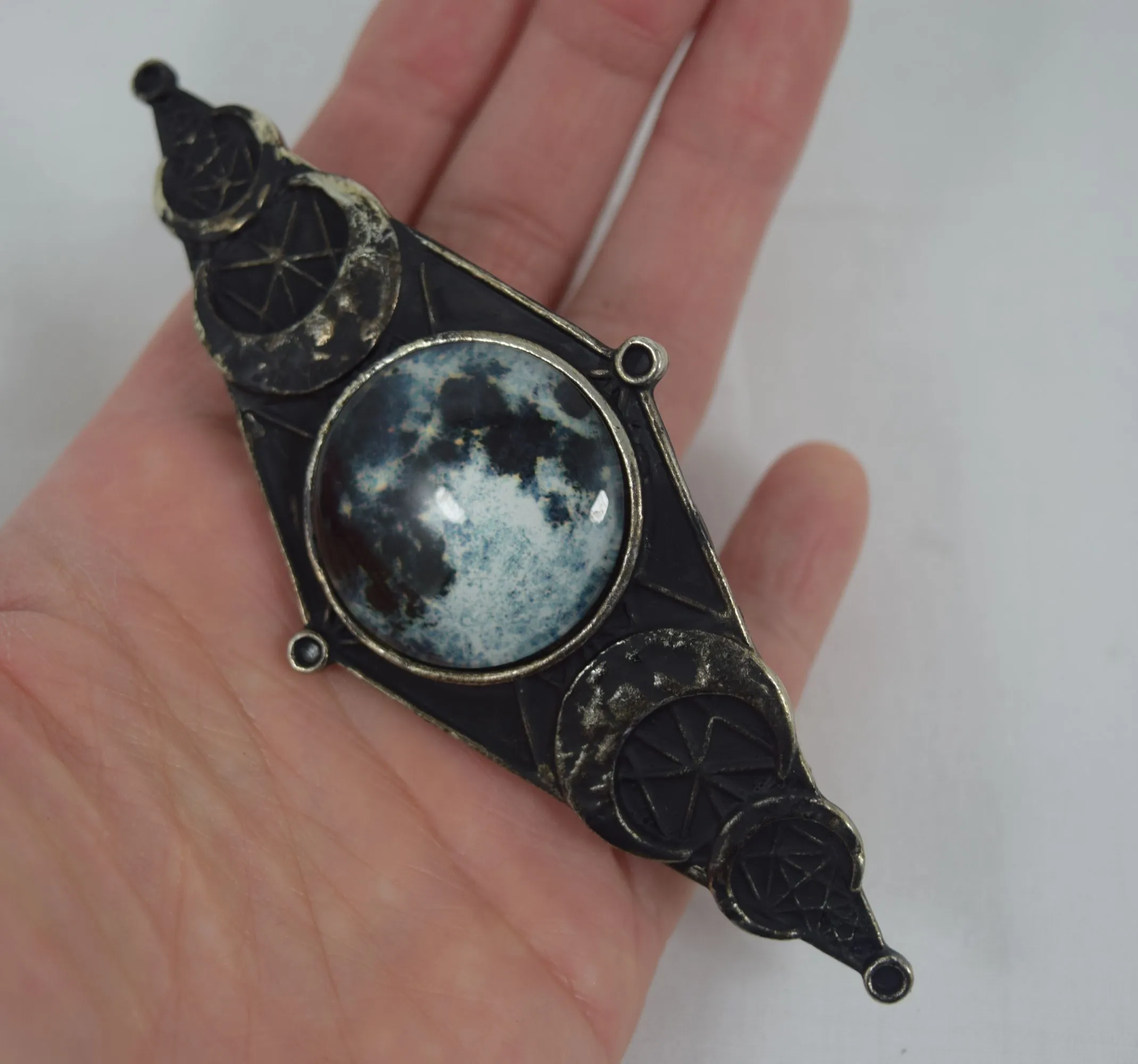 Restyle Moon Geometry Full Moon Magic Barrette Hair Clip