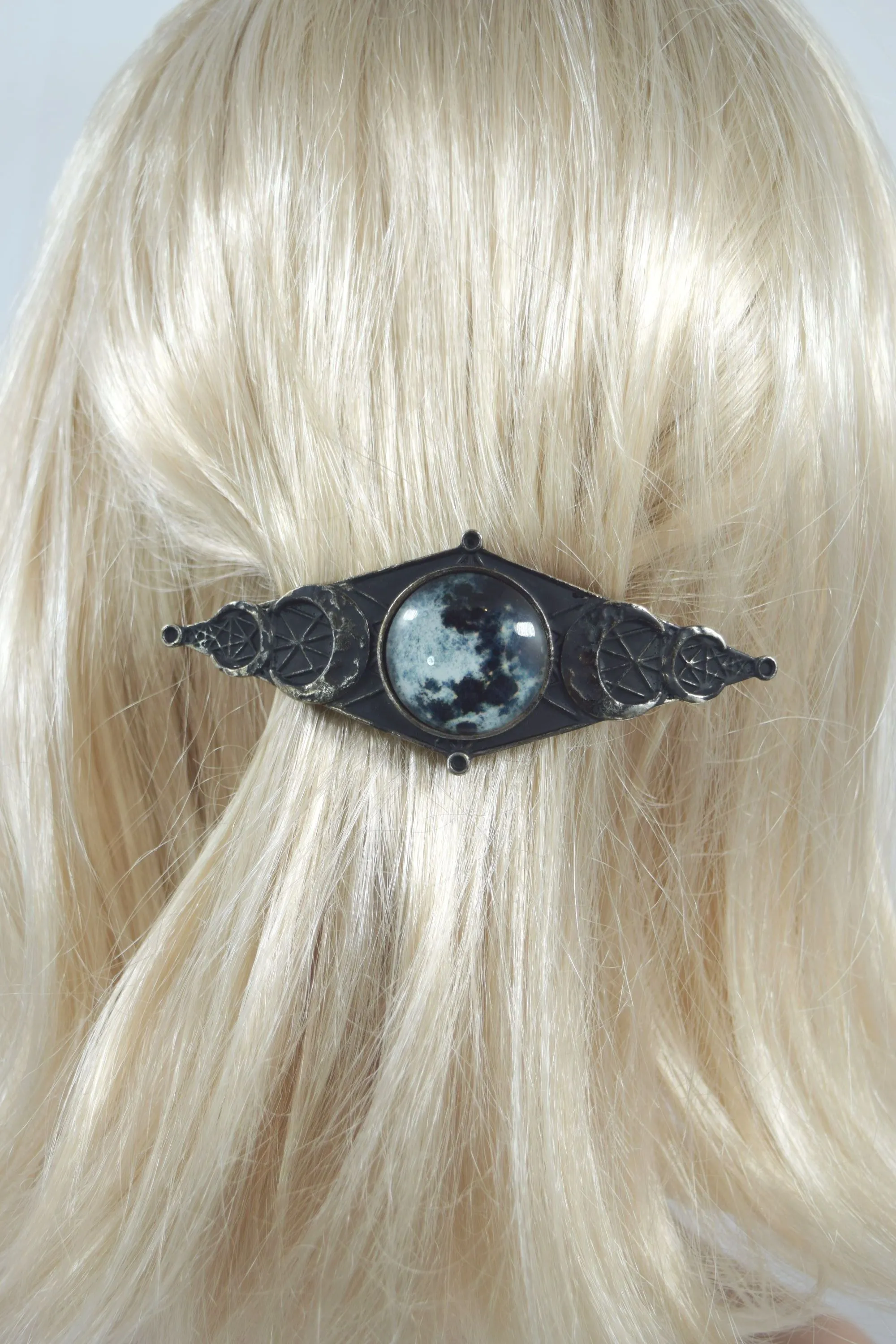 Restyle Moon Geometry Full Moon Magic Barrette Hair Clip