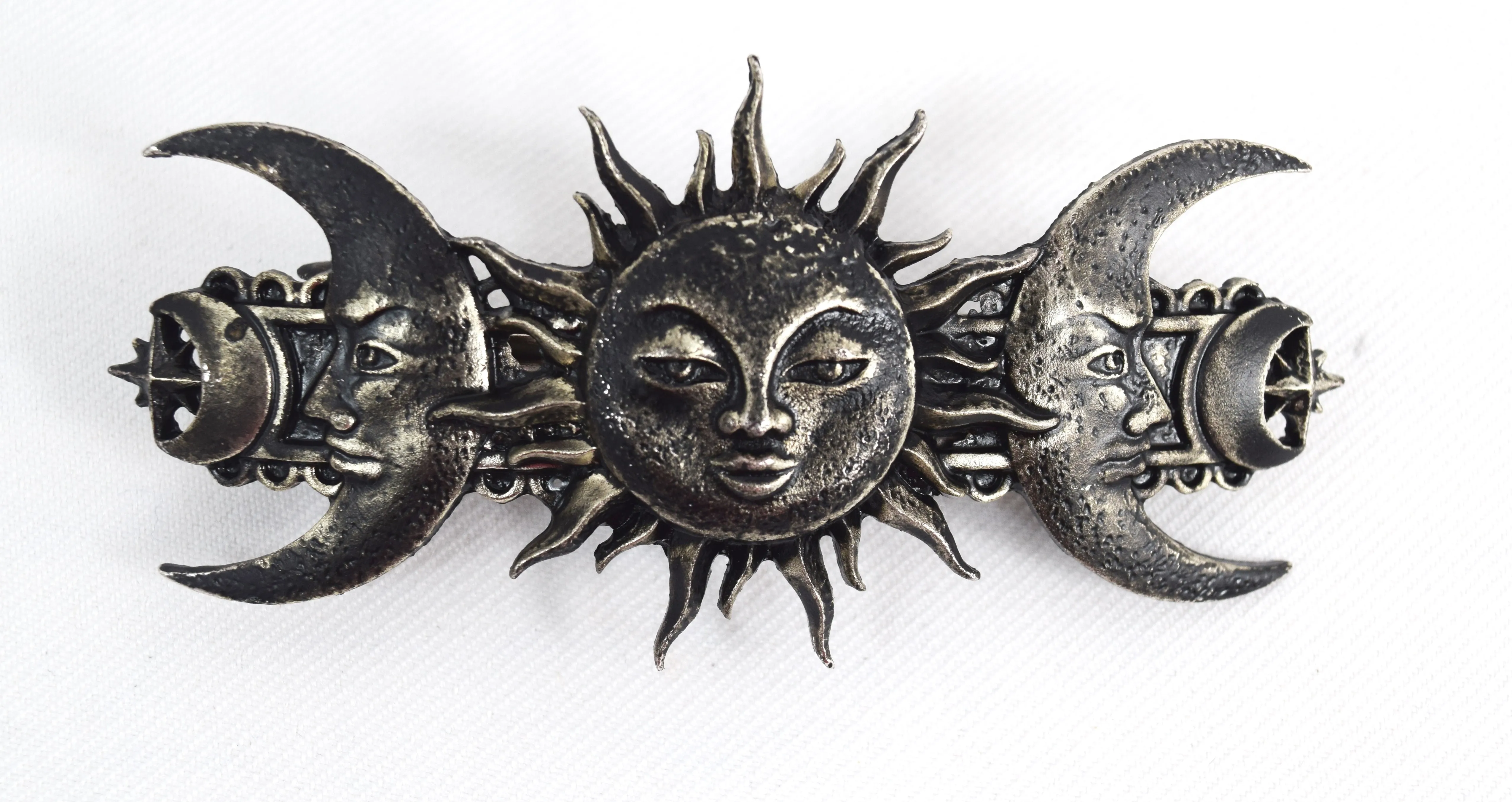 Restyle Sun and Moon Celestial Moon Magick Hair Barrette Hair Clip