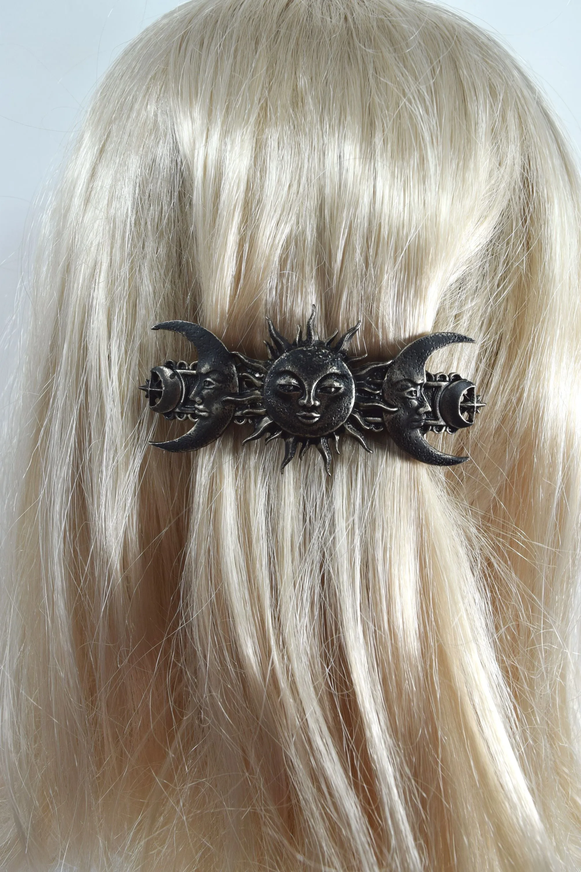Restyle Sun and Moon Celestial Moon Magick Hair Barrette Hair Clip