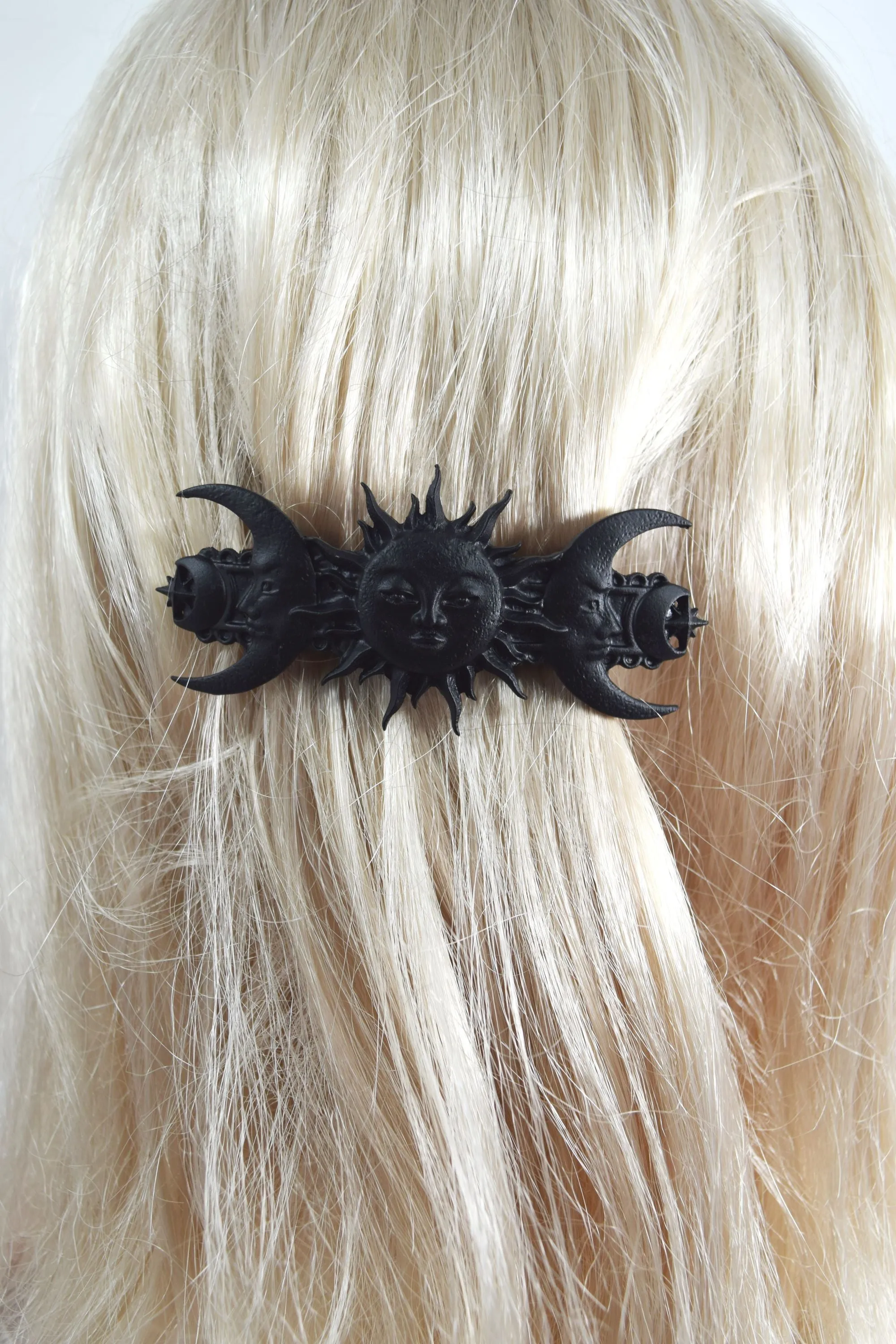 Restyle Sun and Moon Celestial Moon Magick Hair Barrette Hair Clip