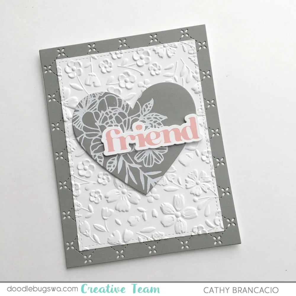 SPELLBINDERS:  Glimmering Just For You | Hot Foil Plate & Die