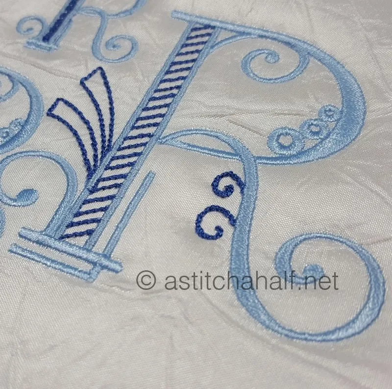 Stunning Swirls Monogram R