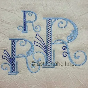 Stunning Swirls Monogram R