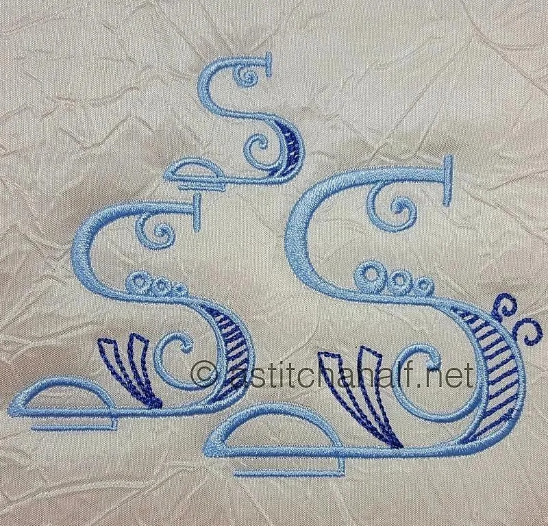 Stunning Swirls Monogram S