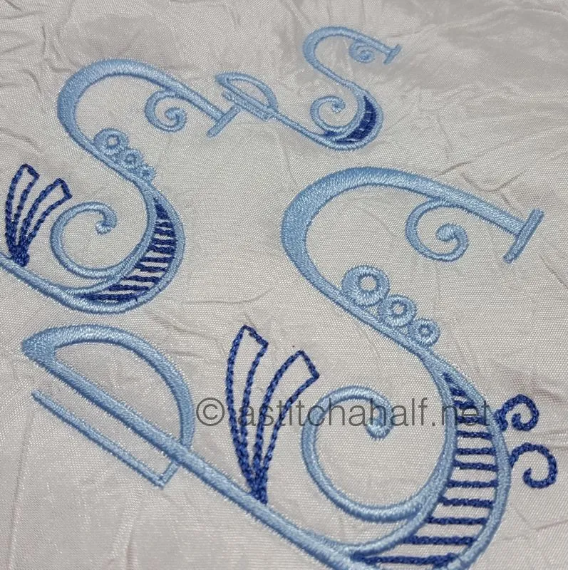 Stunning Swirls Monogram S