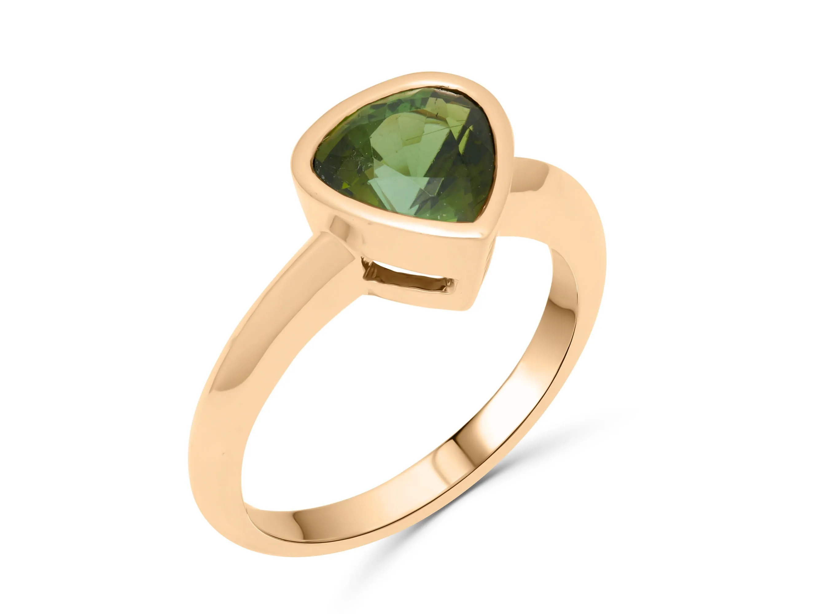 Tourmaline "Love You" Ring